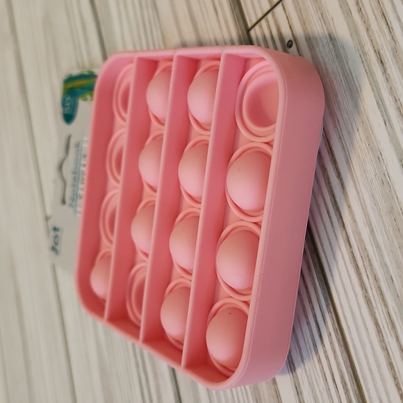 Pink square pop-it spiral notebook 50 sheets ages 4+ Jot Writing - Picture 3 of 5